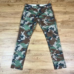 J. Crew Camo Chinos Sz 34x34